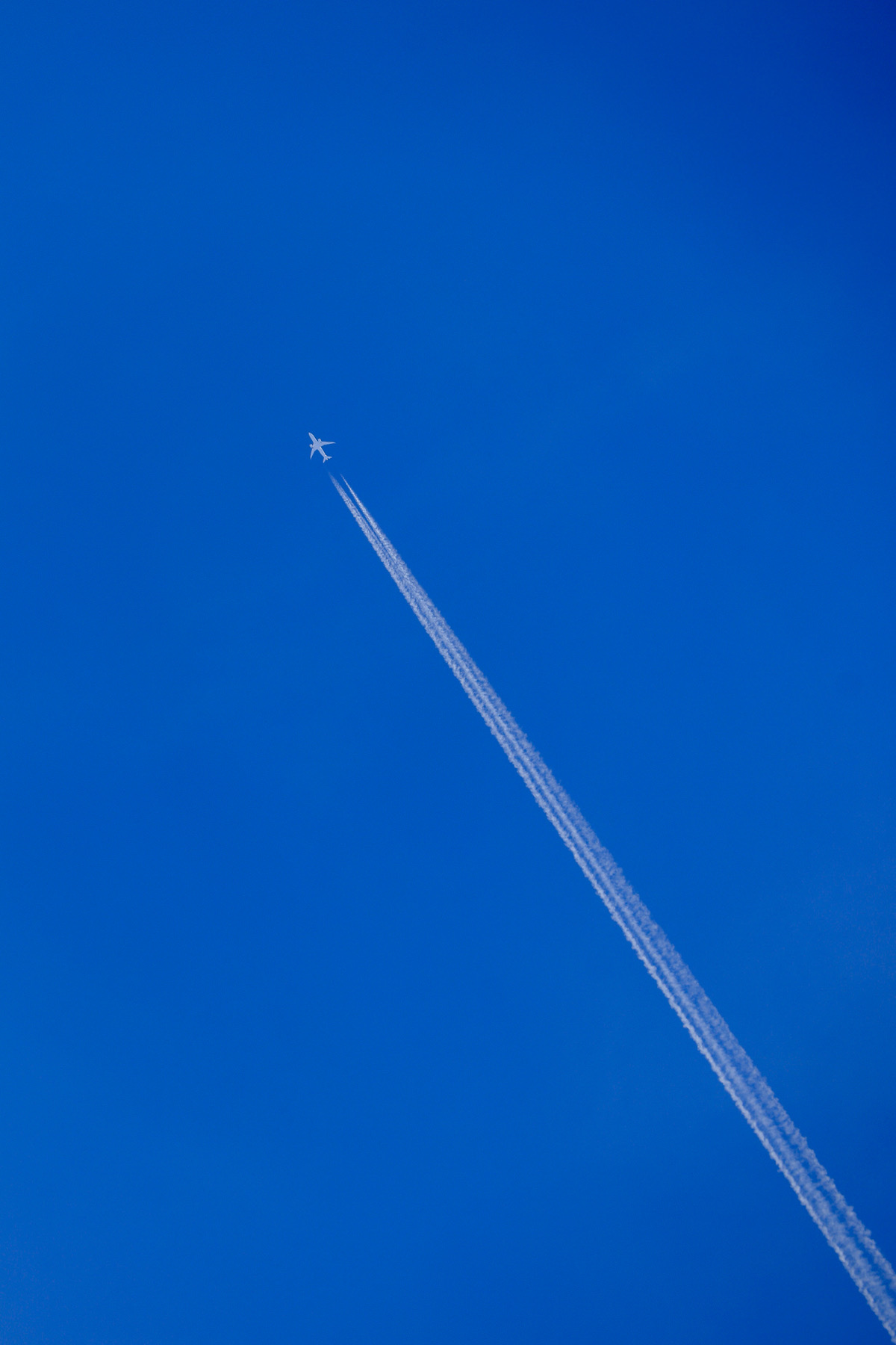 飛行機雲ー青空に白く長い雲ー飛行機雲を撮影する | 初心者のための ...
