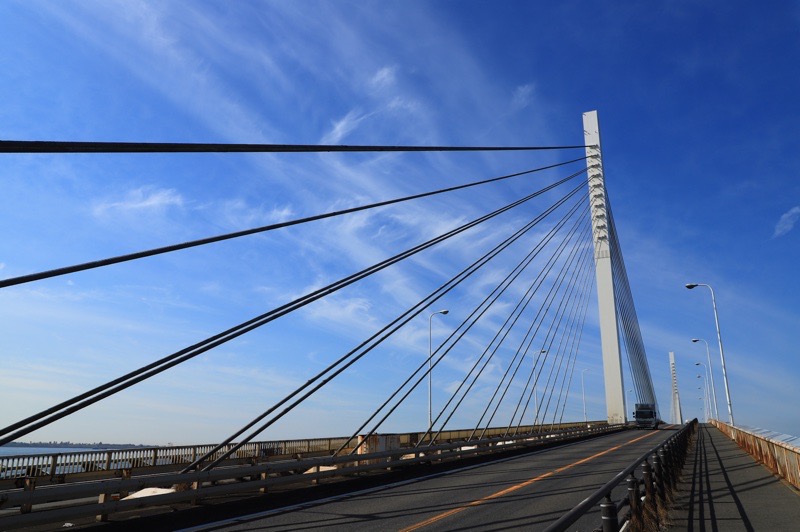 大阪南港かもめ大橋からの風景ー歩いても渡れる 初心者のための写真講座 Hiro Photo